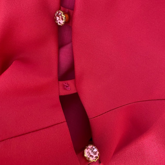 Vintage Pink Embellished Cocktail Dress - Picture 8 of 11